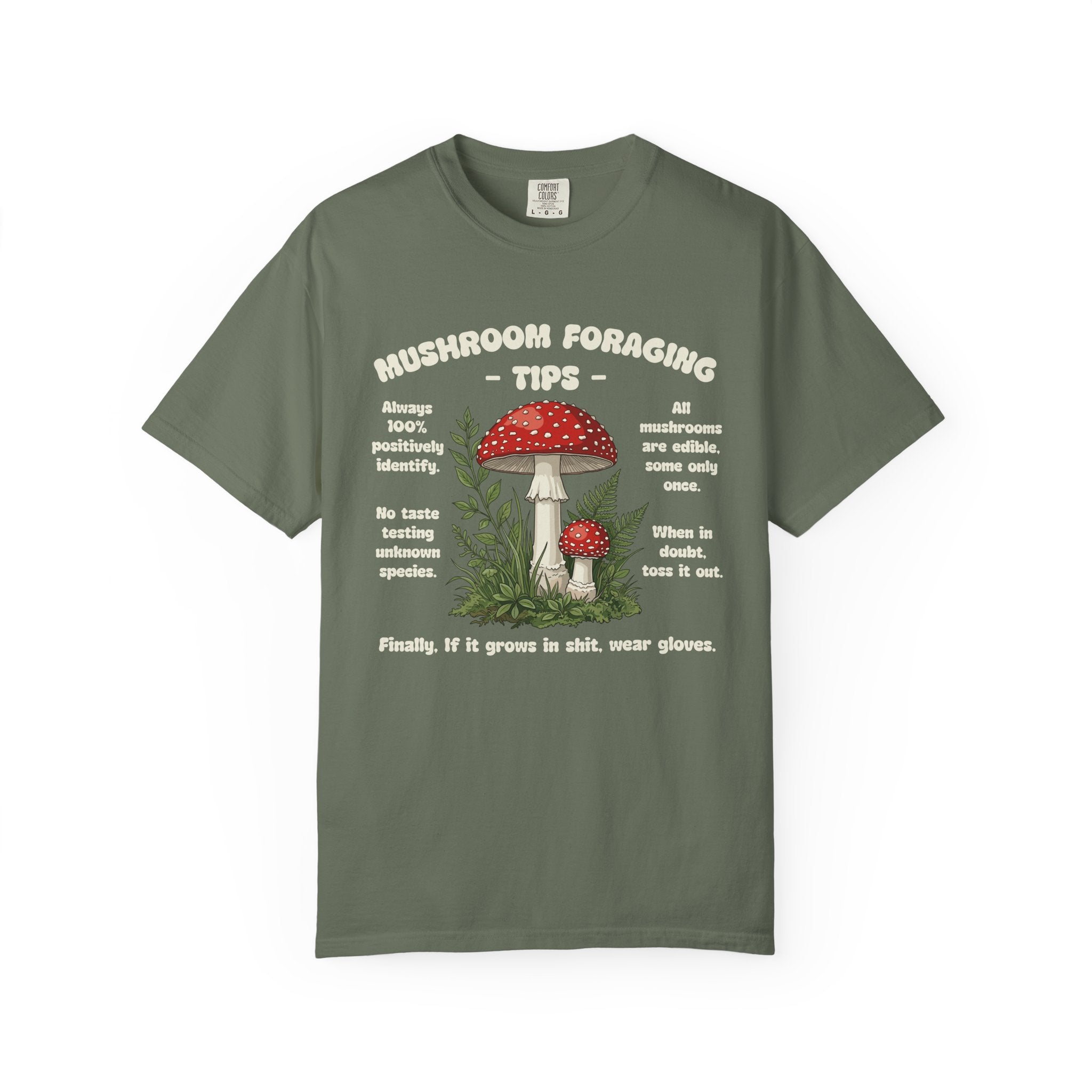 Mushroom Foraging Tips T-Shirt