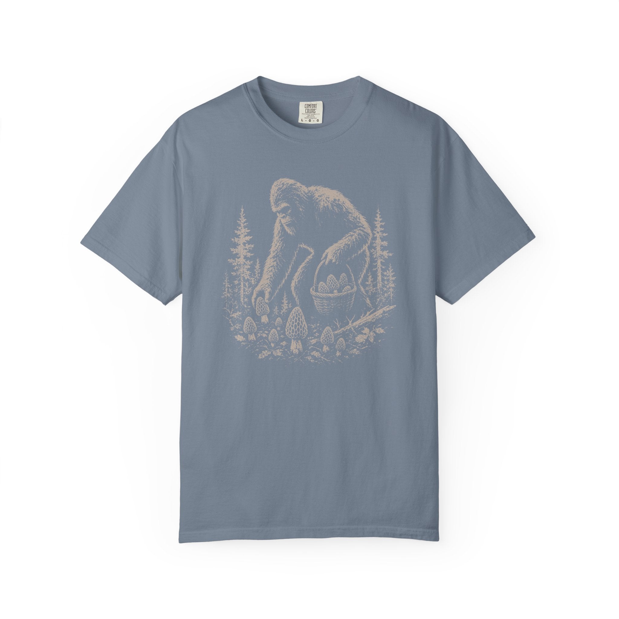 Bigfoot Foraging Morels T-Shirt