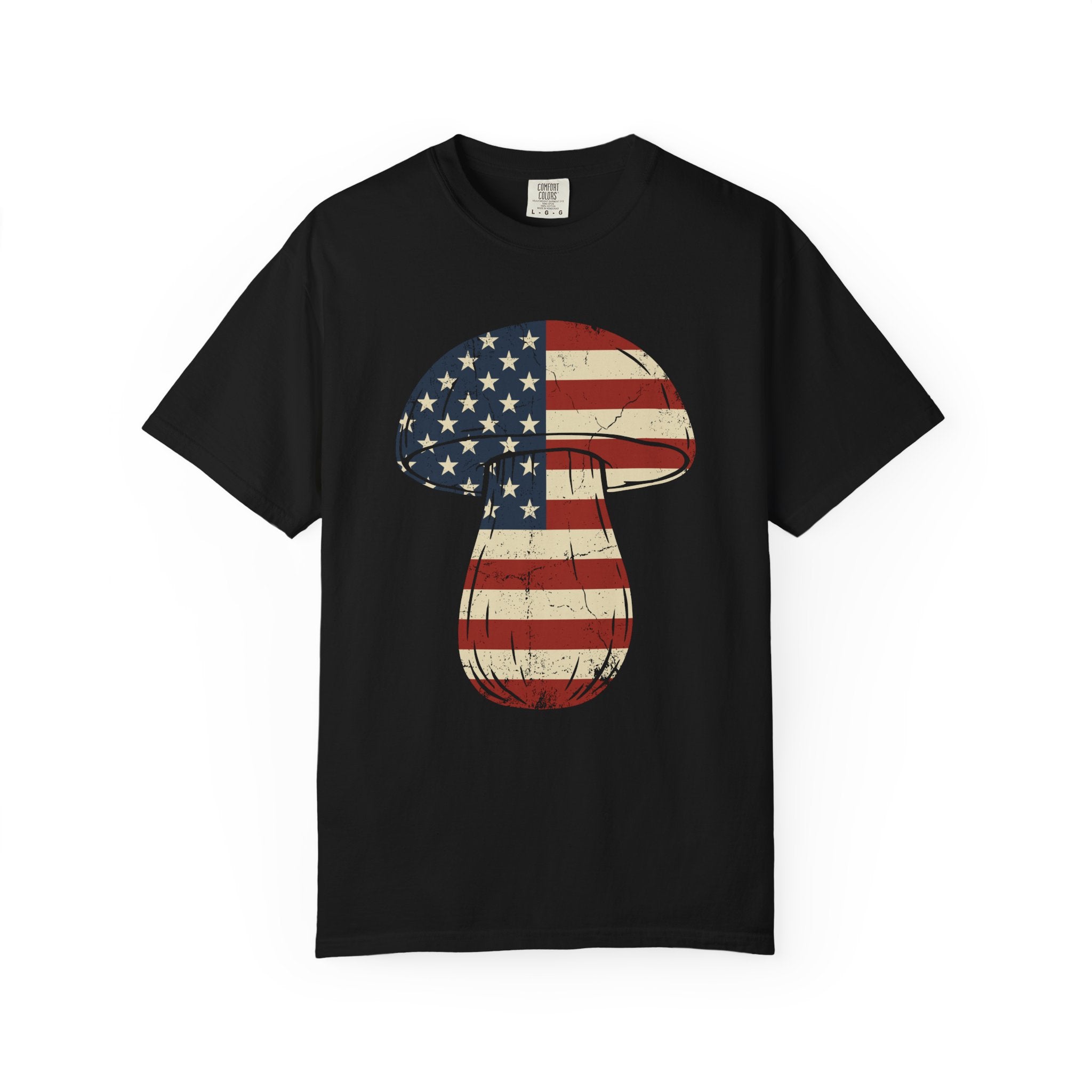 Porcini USA Flag T-Shirt