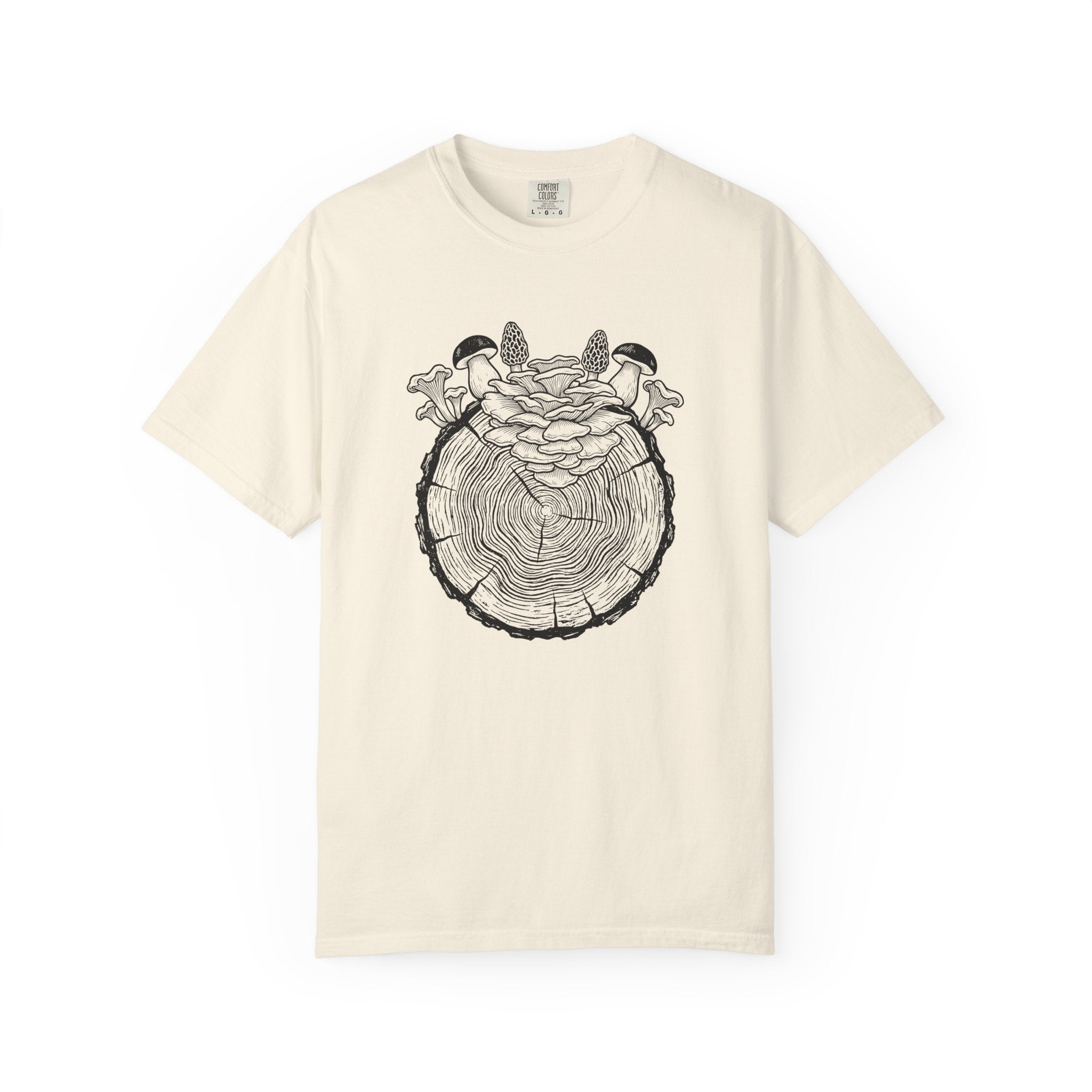 Stump With Mushrooms T-Shirt