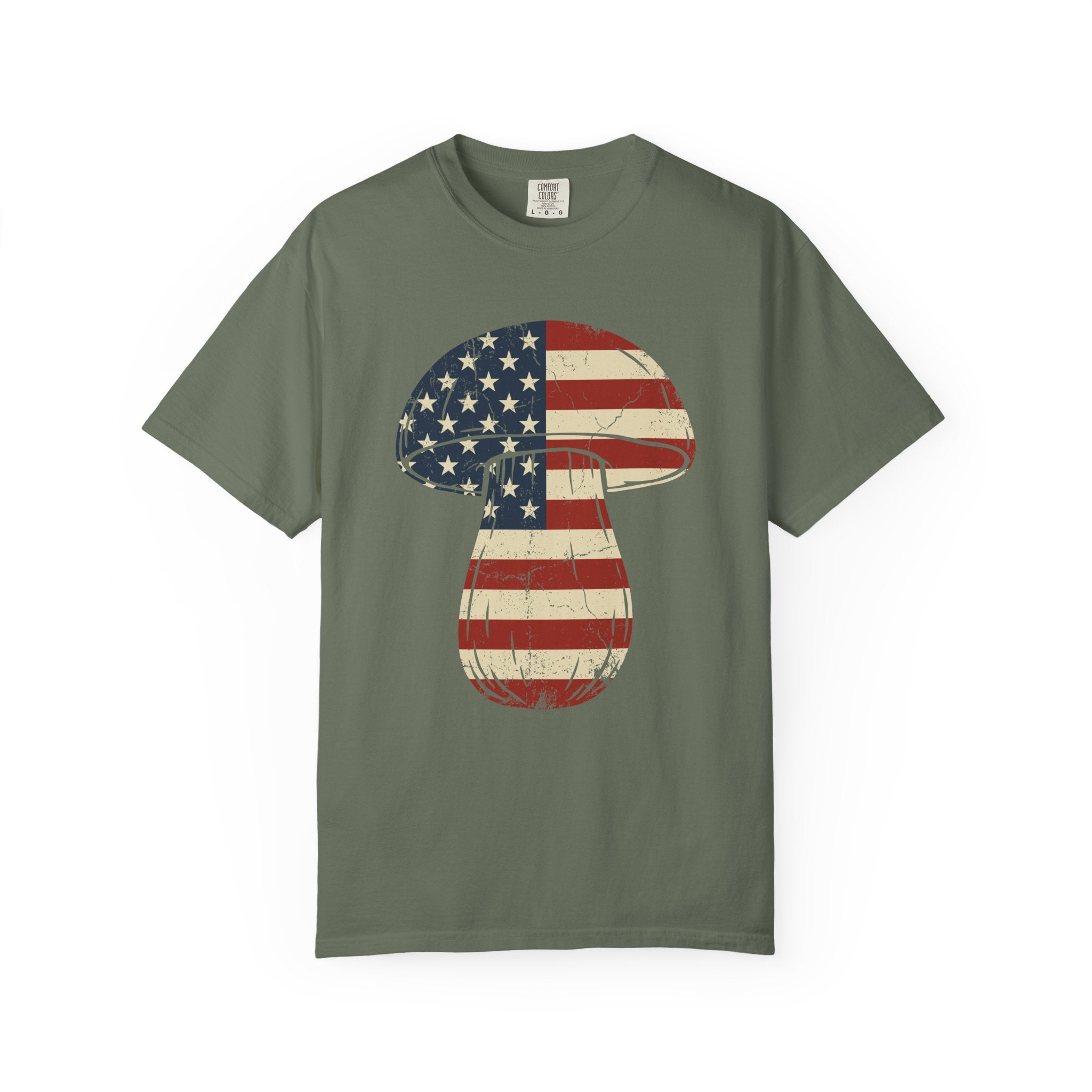 Porcini USA Flag T-Shirt