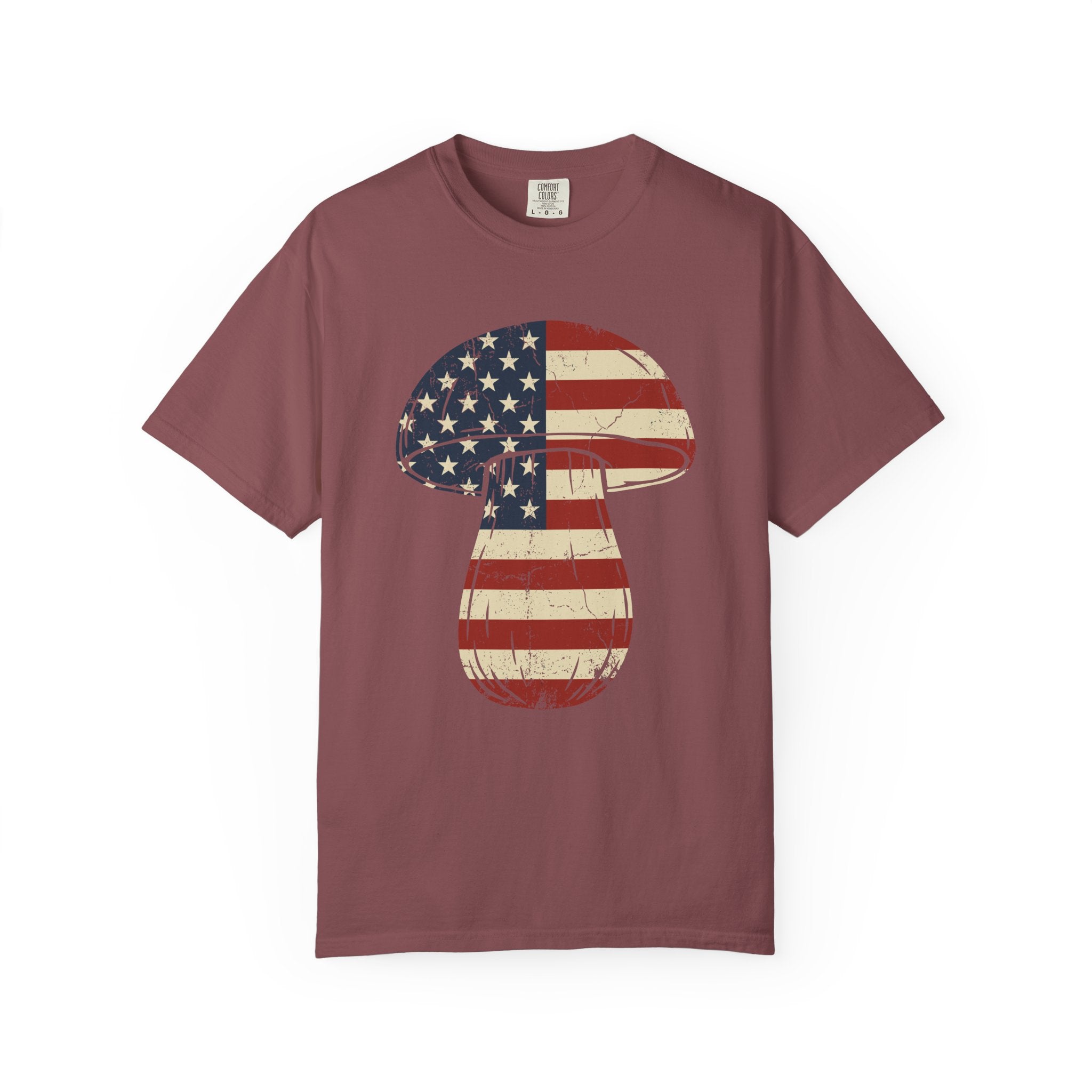 Porcini USA Flag T-Shirt