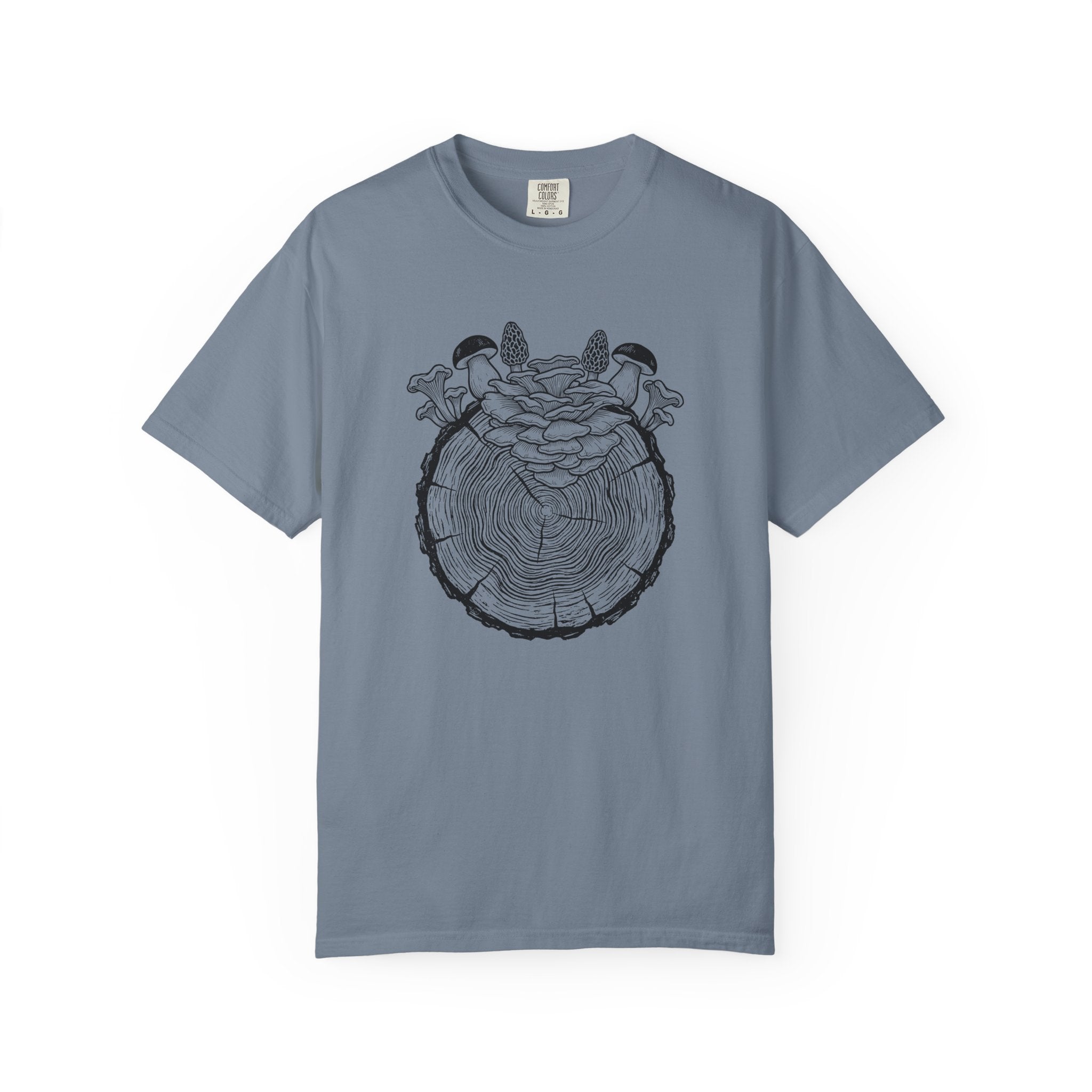 Stump With Mushrooms T-Shirt