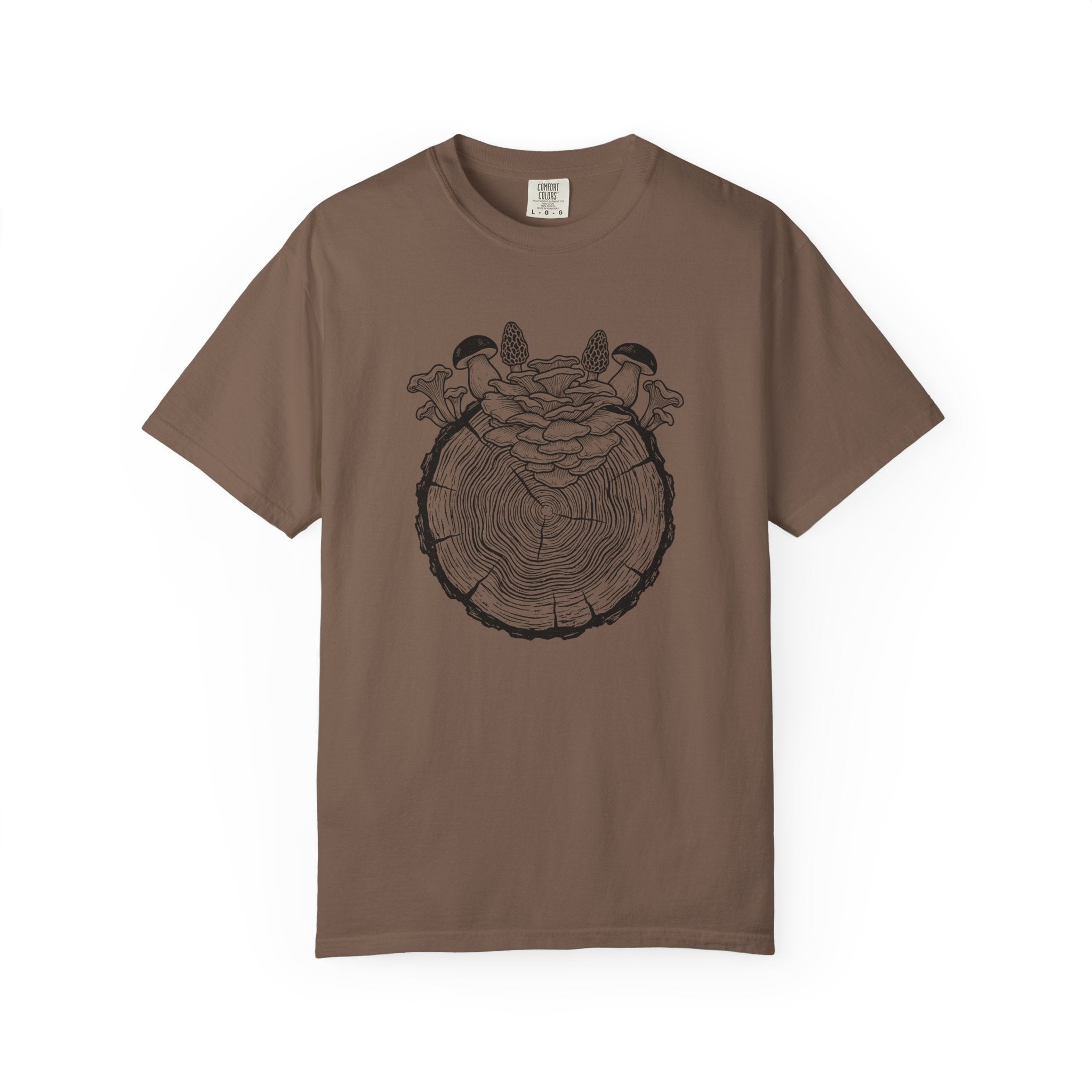 Stump With Mushrooms T-Shirt